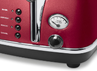 DELONGHI MICALITE ICONA 4 SLICE TOASTER RED