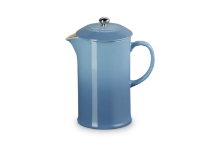 LE CREUSET CHAMBRAY 1L CAFETIERE WITH METAL PRESS