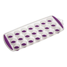 PURPLE POP OUT FLEXIBLE ICE CUBE TRAY