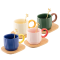 BELLEEK HULA MUGS (SET OF 4)