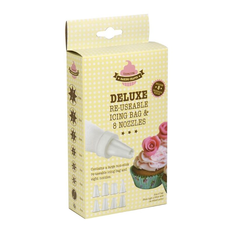 EDDINGTONS DELUXE ICING BAG WITH NOZZLES