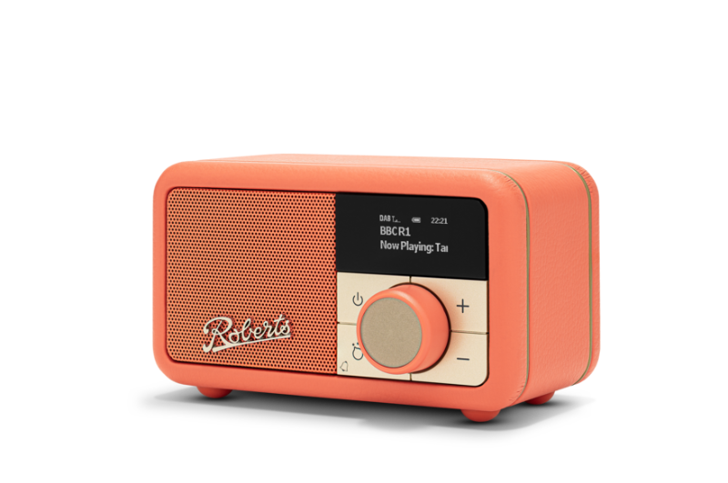 ROBERTS REVIVAL RADIO POP ORANGE WITH ALARM