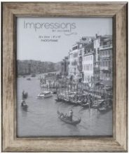 IMPRESSIONS TARNISHED PEWTER LOOK PHOTO FRAME 8*10"