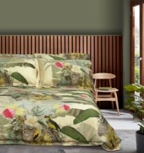 TIMOROUS BEASTIES MERIAN PALM GREEN DOUBLE BEDSET