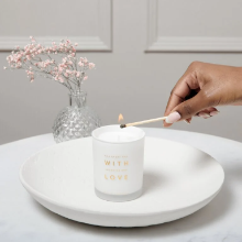 KATIE LOXTON FILL WITH LAUGHTER AND LOVE CANDLE WILD RASPBERRY AND SUGAR