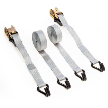 XTRADE RATCHET STRAPS WITH HOOKS 25MM X 5M TWIN PACK