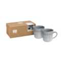 STUDIO GREY ACCENT SET OF 2 MUGS