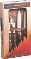 TRAMONTINA 4 PCS. CUTLERY SET-BROWN