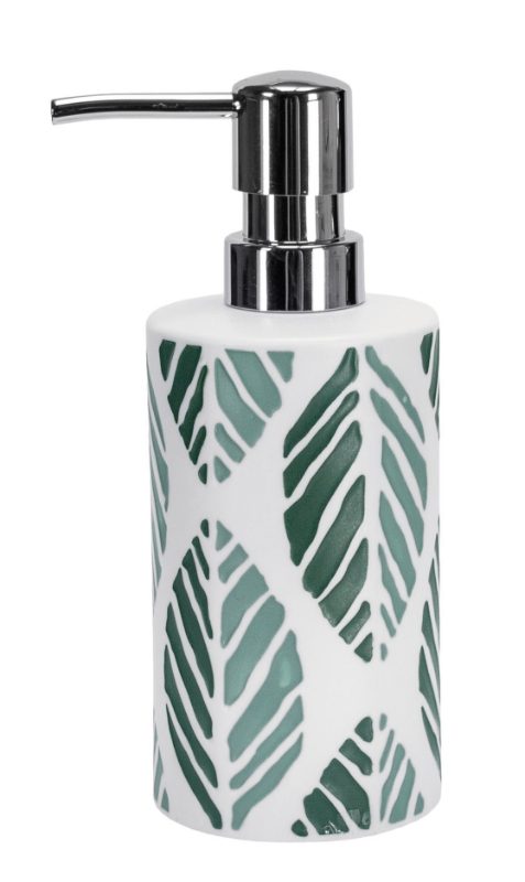 KLEINE WOLKE LEAF STONEWARE PACFIC SOAP DISPENSER