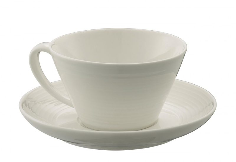 Ripple Tea Cup and Saucer