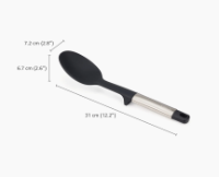 JOSEPH JOSEPH ELEVATE™ STAINLESS-STEEL SILICONE SOLID SPOON