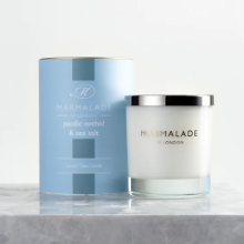 MARMALADE OF LONDON PACIFIC ORCHID & SEA SALT LUXURY GLASS CANDLE