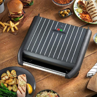 GEORGE FOREMAN GRAPHITE STEEL 7 PORTION GRILL