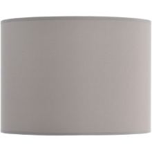 LIBRA TAUPE AND CHAMPAGNE LINED DRUM LAMPSHADE (14")