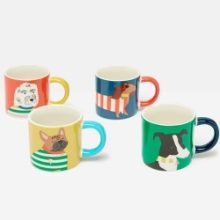 JOULES BRIGHTSIDE DOG ESPRESSO CUPPERS