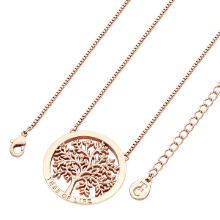 TIPPERARY ROSE GOLD POLISHED TREE OF LIFE PENDANT