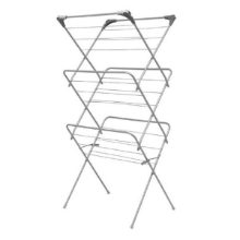 ADDIS 3 TIER AIRER (WITH HOOKS) METALLIC