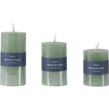 GALLERY LED CANDLE RUSTIC SAGE