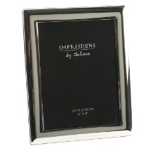 IMPRESSIONS SILVERPLATED PHOTO FRAME CURVED EDGE-6*8"