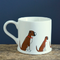 SWEET WILLIAM DOG MUG BOXER