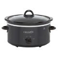 CROCK POT 3.7 LITRE SLOW COOKER, BLACK