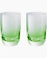 DENBY CASUAL GLASS GREEN TUMBLER LARGE