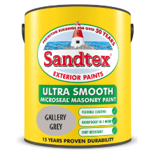 SANDTEX MASONRY PAINT SMOOTH MICROSEAL - GALLERY GREY