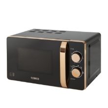 TOWER 20L MANUAL MICROWAVE ROSE GOLD
