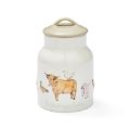 COOKSMART BUTTERCUP FARM-CERAMIC CANISTER BUSCUIT