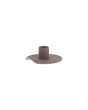 STOREFACTORY EKARP-SMALL BROWN CANDLESTICK