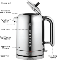 DUALIT KETTLE CLASSIC STAINLESS STEEL