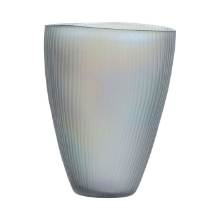 FIFTY FIVE SOUTH HESSA SMALL GREY VASE
