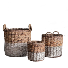 GALLERY RAMON BASKET - WHITE AND NATURAL