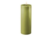 DELUXE HOMEART OLIVE GREEN LED CANDLE