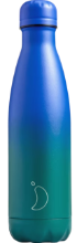 CHILLY'S 500ML BOTTLE GRADIENT GREEN BLUE