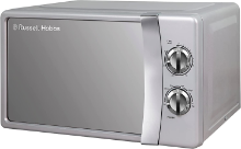 RUSSELL HOBBS SILVER MICROWAVE 17L