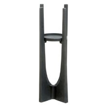 FIFTY FIVE SOUTH DANTE GREY CANDLE HOLDER