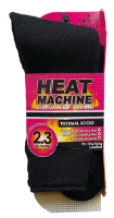 QUEST LADIES THERMAL INSULATED BLACK SOCKS