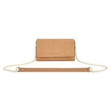 KATIE LOXTON KAYLA QUILTED CROSSBODY TAN