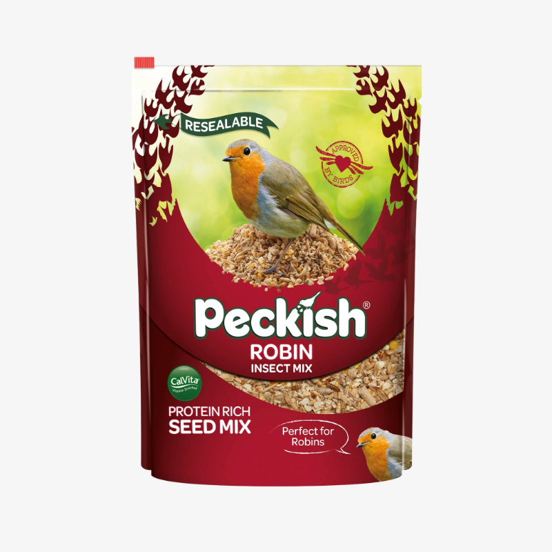 PECKISH ROBIN SEED & INSECT MIX 1KG