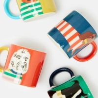 JOULES BRIGHTSIDE DOG ESPRESSO CUPPERS