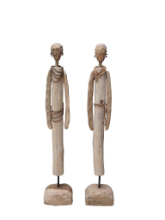 CHEHOMA AFRICAN COUPLE IN MANGO WOOD