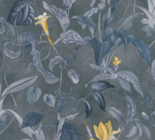 AS CREATION BLUE GREY TRAILING FLORAL MICHALSKY LIVING