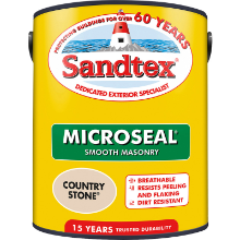 SANDTEX MASONRY PAINT SMOOTH MICROSEAL - COUNTRY STONE