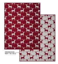 COTTON RICH CHRISTMAS STAGS 140*180
