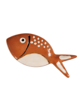 CHEHOMA ORANGE FISH DISH BUBBLE