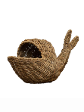 CHEHOMA WHALE BASKET IN SEAGRASS