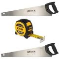 XTRADE PRO 2PC HANDSAW & 5M TAPE MEASURE SET