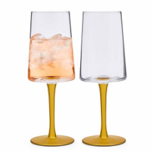 CREATURES SET OF 2 WINE GLASSES