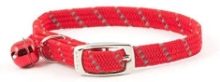 REFLECTIVE SOFTWEAVE CAT COLLAR RED